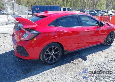2017 Honda Civic Sport z USA, uszkodzony, nr VIN SHHFK7H41HU204628